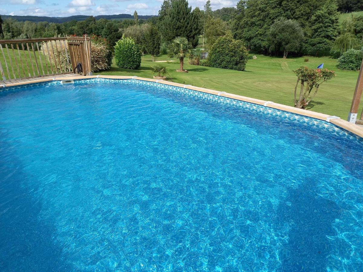 La Gasteboisiere With Swimming Pool And Games Room Le Mesnil-Adelee Exterior photo