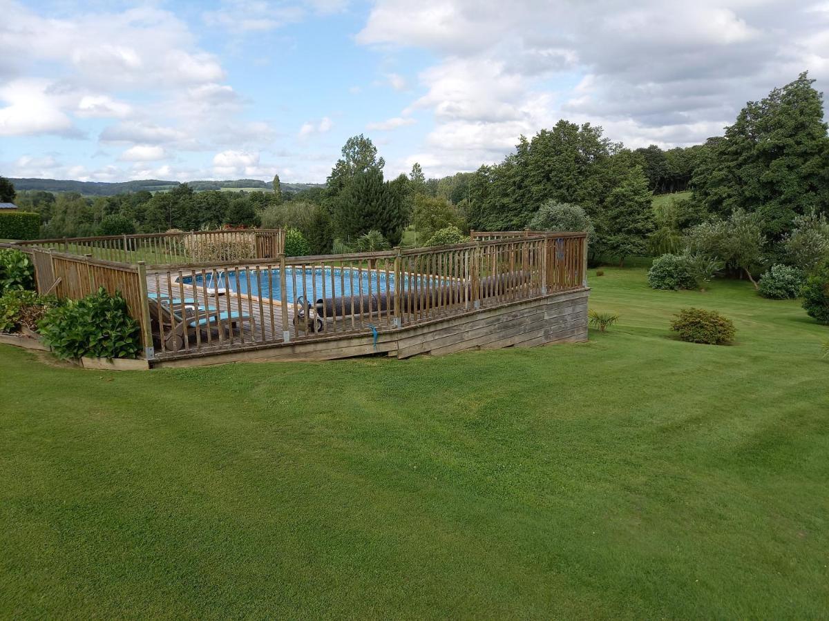 La Gasteboisiere With Swimming Pool And Games Room Le Mesnil-Adelee Exterior photo