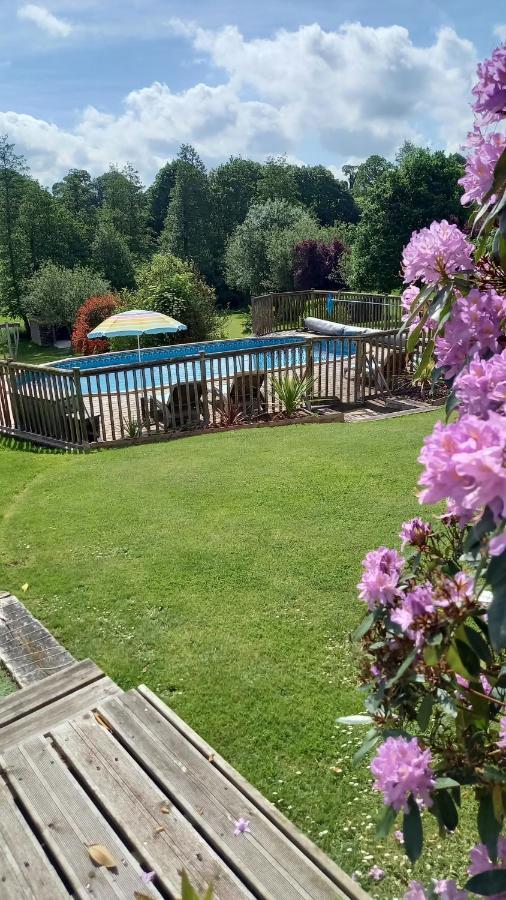 La Gasteboisiere With Swimming Pool And Games Room Le Mesnil-Adelee Exterior photo